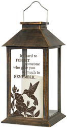 Remember Solar Lantern -A local Pittsburgh florist for flowers in Pittsburgh. PA