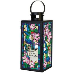 Always And Forever Stained Glass Lantern -A local Pittsburgh florist for flowers in Pittsburgh. PA