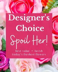 Designer's Choice, Spoil Her! -A local Pittsburgh florist for flowers in Pittsburgh. PA