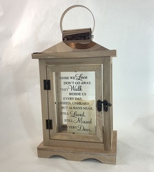 Walk Beside Us Lantern (Brown) -A local Pittsburgh florist for flowers in Pittsburgh. PA