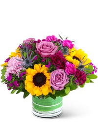 Luxe Amethyst Sunshine -A local Pittsburgh florist for flowers in Pittsburgh. PA