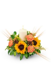 Sunny Abundance Centerpiece -A local Pittsburgh florist for flowers in Pittsburgh. PA