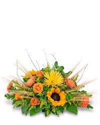 Abundant Wheat Centerpiece -A local Pittsburgh florist for flowers in Pittsburgh. PA