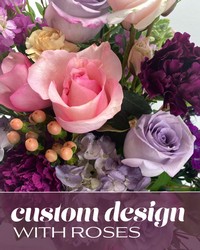 Custom Design with Roses -A local Pittsburgh florist for flowers in Pittsburgh. PA