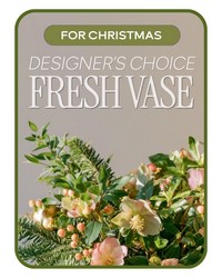 Designer's Choice Christmas in a Vase -A local Pittsburgh florist for flowers in Pittsburgh. PA