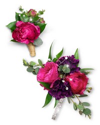 Allure Corsage and Boutonniere Set -A local Pittsburgh florist for flowers in Pittsburgh. PA