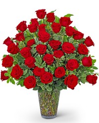 Three Dozen Elegant Red Roses -A local Pittsburgh florist for flowers in Pittsburgh. PA