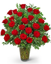 Two Dozen Elegant Red Roses -A local Pittsburgh florist for flowers in Pittsburgh. PA