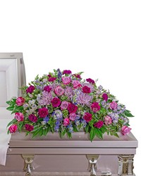 Gracefully Majestic Casket Spray -A local Pittsburgh florist for flowers in Pittsburgh. PA