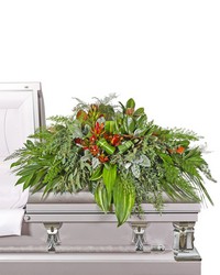 Verdant Farewell Casket Spray -A local Pittsburgh florist for flowers in Pittsburgh. PA