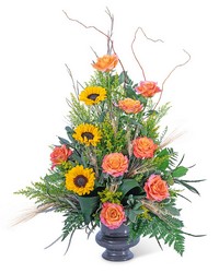 Sunset Solstice Urn -A local Pittsburgh florist for flowers in Pittsburgh. PA