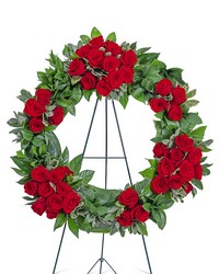 Serene Sanctuary Wreath -A local Pittsburgh florist for flowers in Pittsburgh. PA