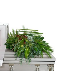 Beloved Botanics Casket Spray -A local Pittsburgh florist for flowers in Pittsburgh. PA