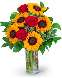 Rosy Sunflowers -A local Pittsburgh florist for flowers in Pittsburgh. PA