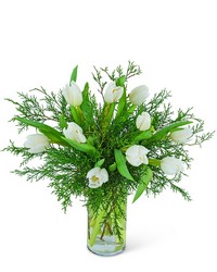 Winter White Tulips -A local Pittsburgh florist for flowers in Pittsburgh. PA