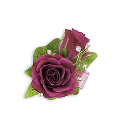 Fuchsia Boutonniere -A local Pittsburgh florist for flowers in Pittsburgh. PA